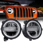 DOT SAE 2018 2019 Jeep Wrangler Moab Edition Led Headlights for Jeep Wrangler Moab