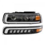 1999-2002 Chevy Silverado 1500 Custom Led Headlights