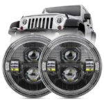 Illuminating the Night with Jeep Wrangler LED Headlights with Halo – Morsun Technology