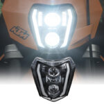 KTM Headlight Removal & Wiring Guide