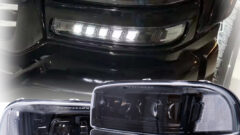 Retrofitting Projector Headlights with LED Bulbs for GMC Sierra Retrofitting Projector Headlights with LED Bulbs for GMC Sierra